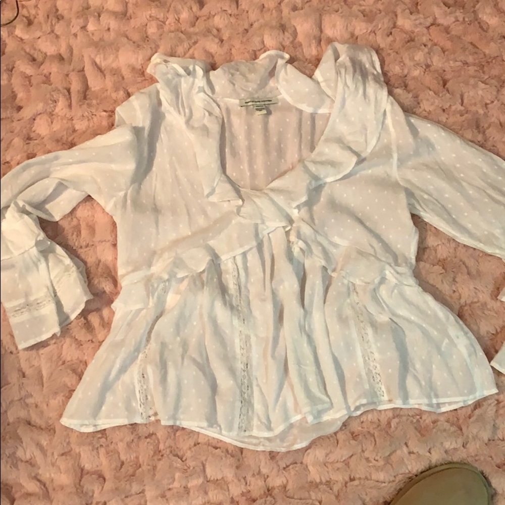 American eagle peasant blouse